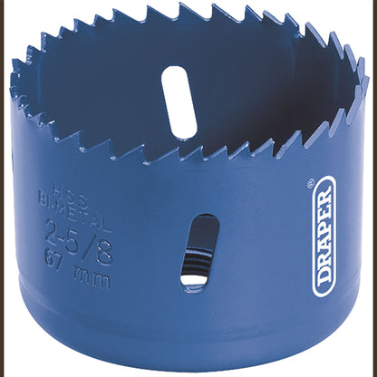 Draper 41086 HSS Bi-Metal Holesaw Blade 67mm Draper