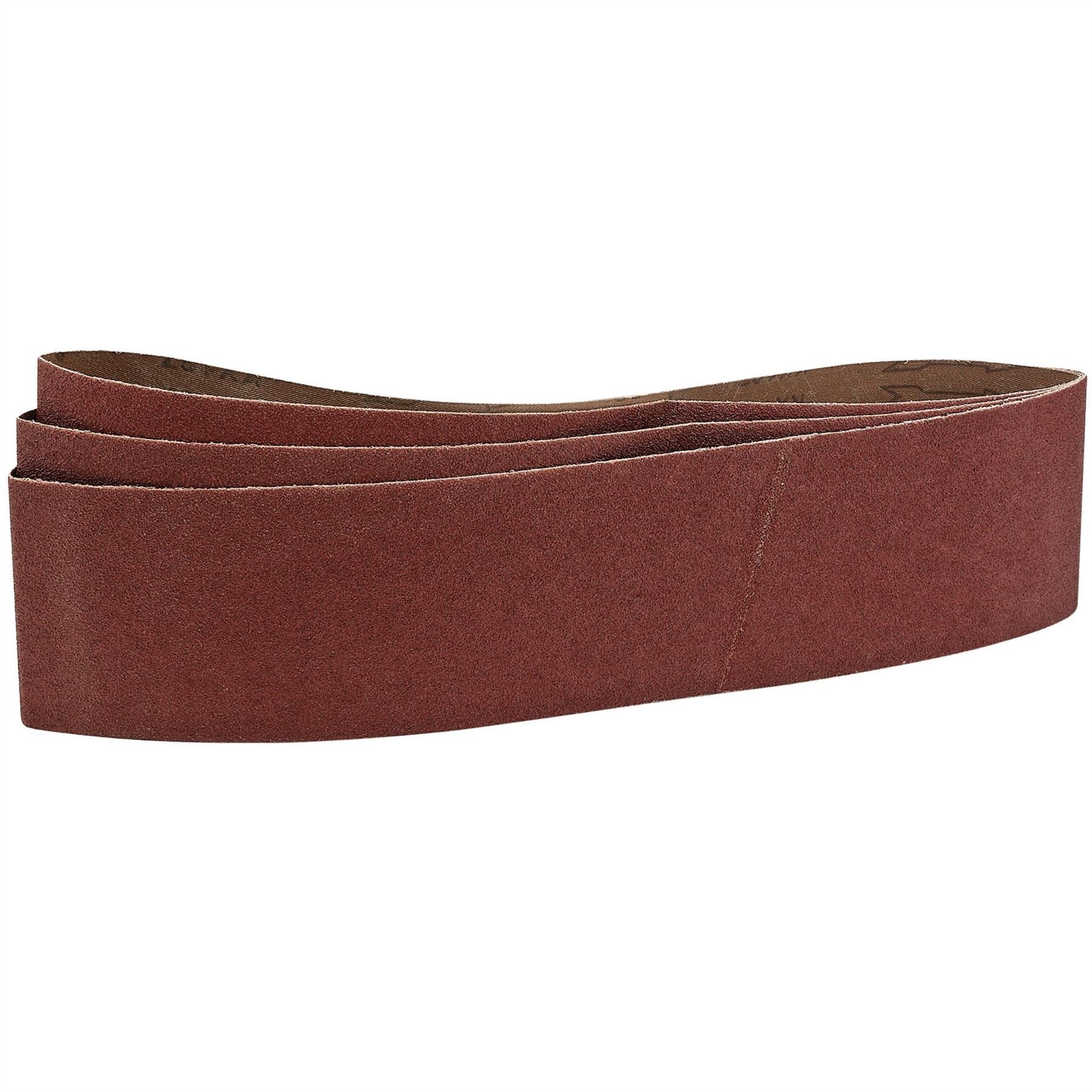 Draper 36071 Abrasive Sanding Belts 100 x 915mm 80 Grit Pack of 3 Draper