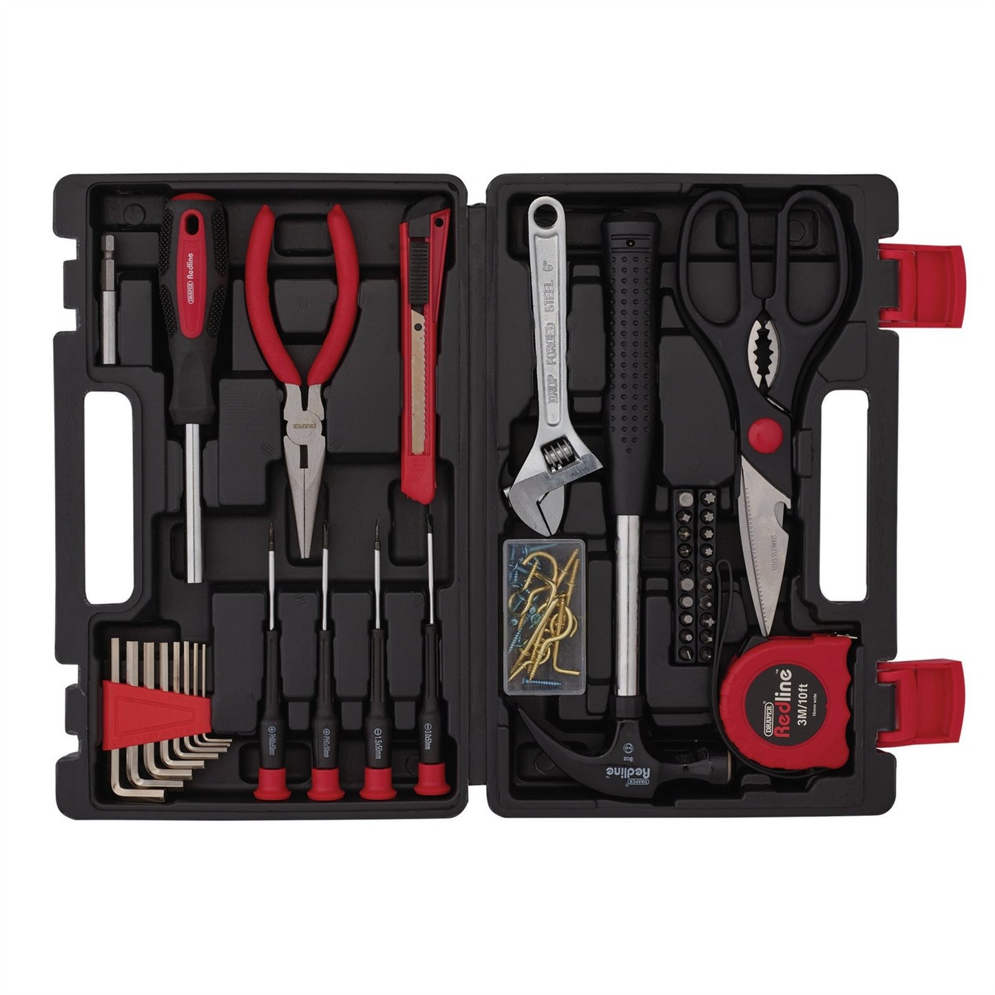 Draper 70381 Redline® DIY Essential Tool Kit 41 Piece Draper