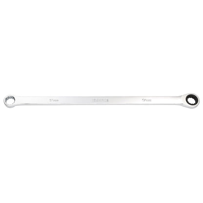 Draper 27774 HI-TORQ® Metric Extra-Long Double Ring Ratchet Spanner 17mm Draper