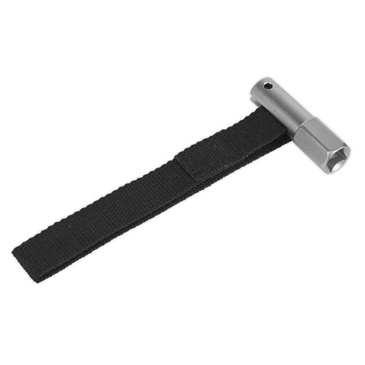 Sealey AK640 Oil Filter Strap Wrench 120mm Capacity 1/2"Sq Drive Sealey