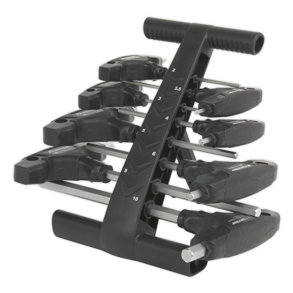 Sealey AK7143 Hex Key Set 8pc T-Handle Metric Sealey