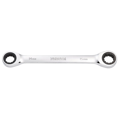 Draper 27738 HI-TORQ® Metric Double Ratchet Ring Spanner 14 x 15mm Draper