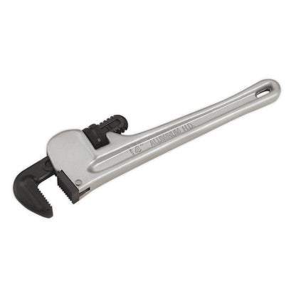 Sealey AK5108 Pipe Wrench European Pattern 350mm Aluminium Alloy Sealey