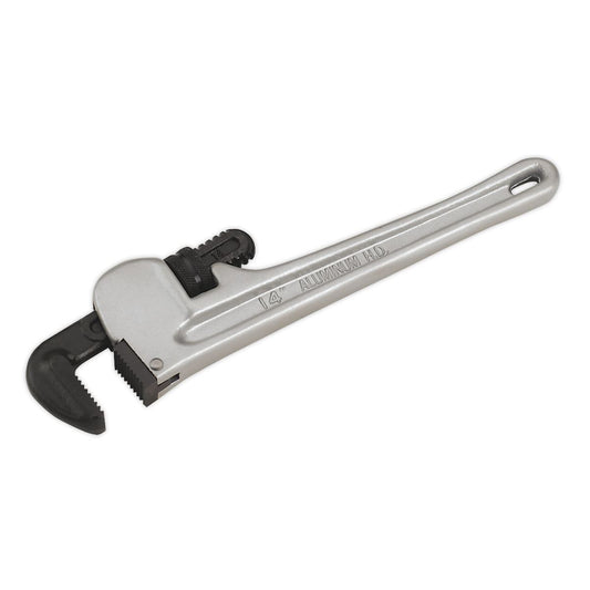 Sealey AK5108 Pipe Wrench European Pattern 350mm Aluminium Alloy Sealey