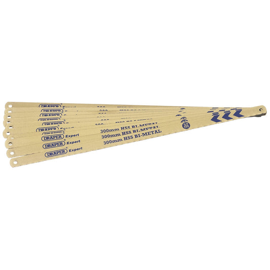 Draper 38266 Bi-metal Hacksaw Blades 300mm 32tpi Pack of 10 Draper