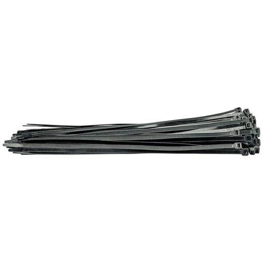 Draper 70403 Cable Ties 7.6 x 400mm Black Pack of 100 Draper