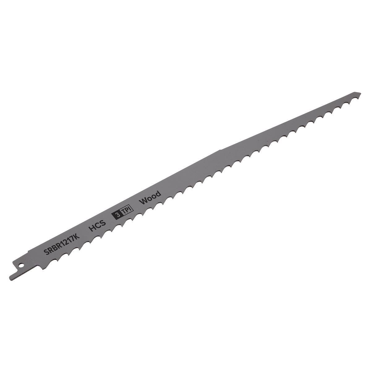 Sealey SRBR1217K Reciprocating Saw Blade Pruning & Coarse Wood 300mm 3tpi - Pack of 5 Sealey