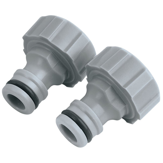 Draper 25906 Outdoor Tap Connectors 3/4" Pack of 2 Draper