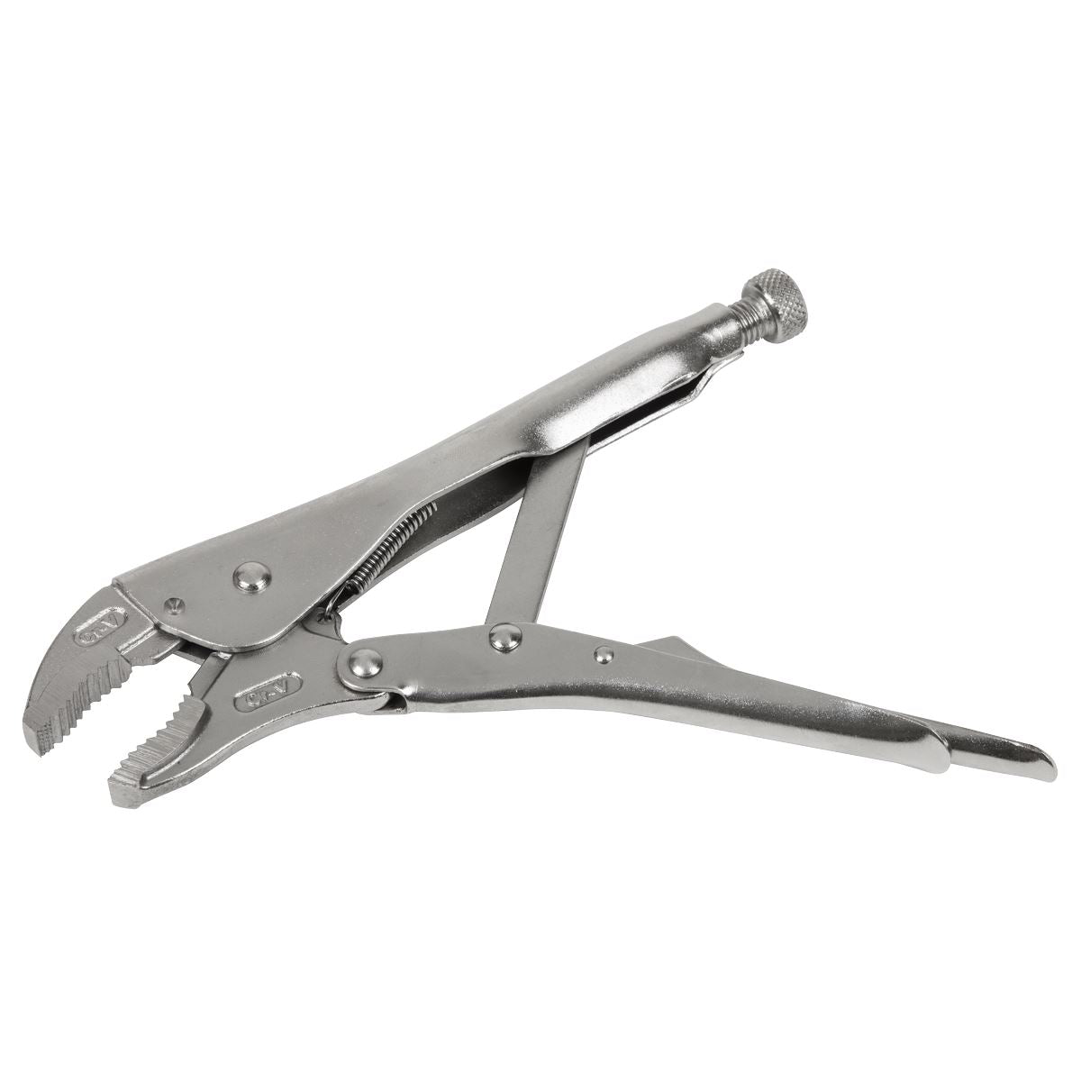 Sealey AK6821 Locking Pliers Curved Jaws 225mm 0-47mm Capacity Sealey