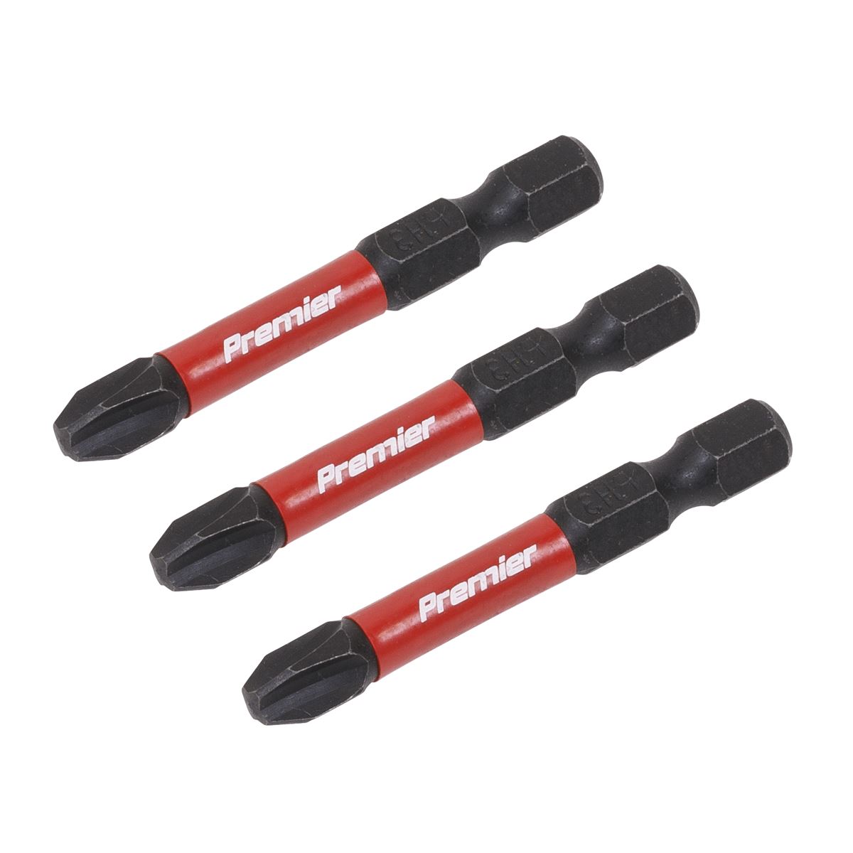 Sealey AK8231 Phillips #3 Impact Power Tool Bits 50mm - 3pc Sealey