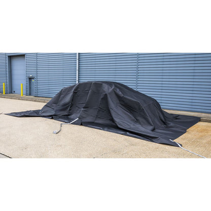 Sealey EV1000 Vehicle Fire Safety Blanket - PU Coated 6 x 8m Sealey
