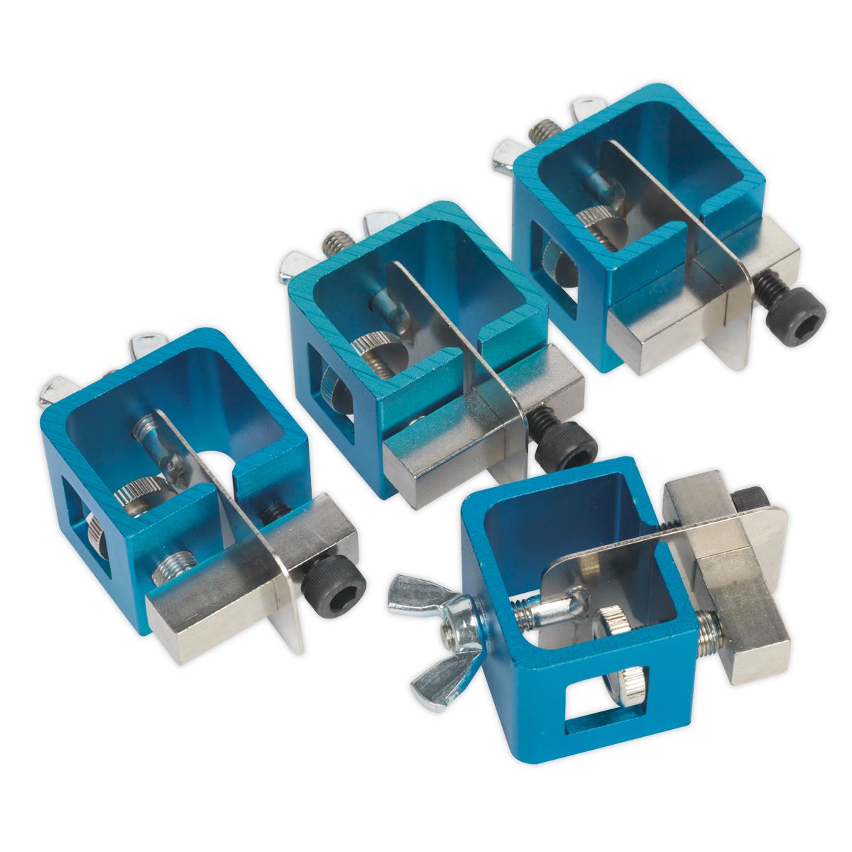 Sealey AK6805 Butt Welding Clamp Set 4pc Sealey