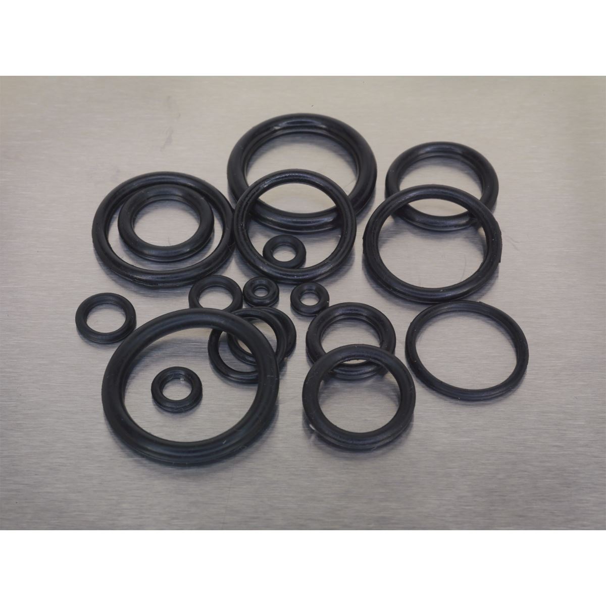 Sealey AB004OR Rubber O-Ring Assortment 225pc Metric Sealey