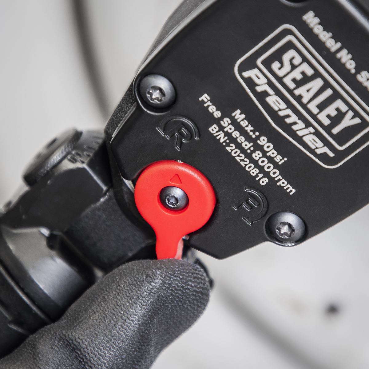 Sealey SA6010 Air Impact Wrench 1/2"Sq Drive Super Stubby - Twin Hammer Sealey