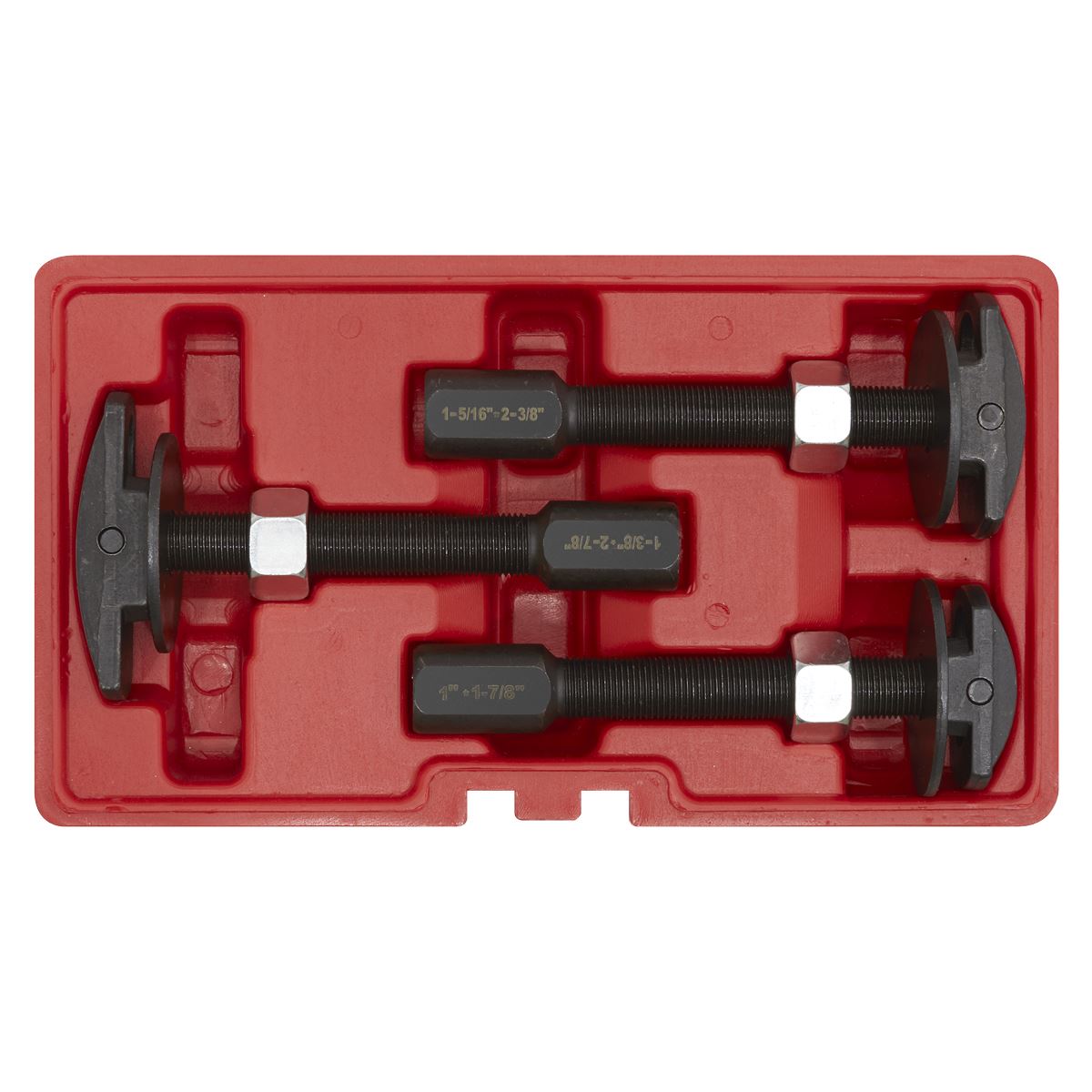 Sealey VS7033 Axle Bearing Puller Set 3pc Sealey