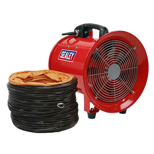 Sealey VEN250 Portable Ventilator Ø250mm with 5m Ducting Sealey