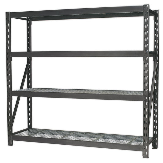 Sealey AP6572 Heavy-Duty Racking Unit with 4 Mesh Shelves 640kg Capacity Per Level 1956mm Sealey