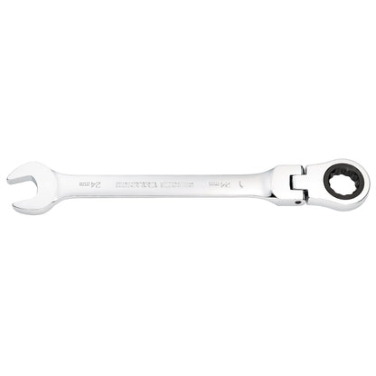 Draper 52025 HI-TORQ® Metric Flexible Head Ratcheting Combination Spanner 24mm Draper