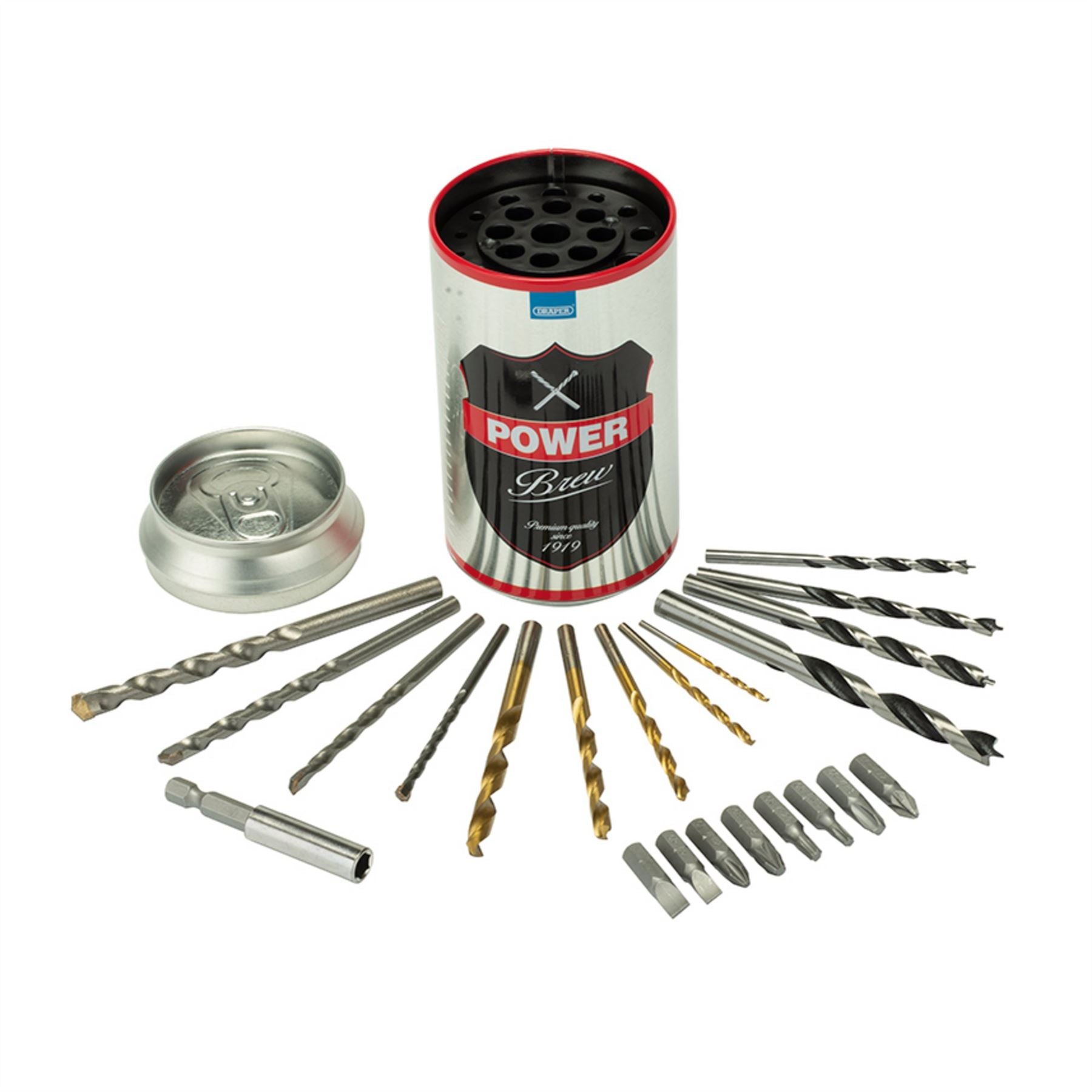 Draper 99802 Combination Screwdriver and Drill Bit Set Special Edition - Power Brew 22 Piece Draper