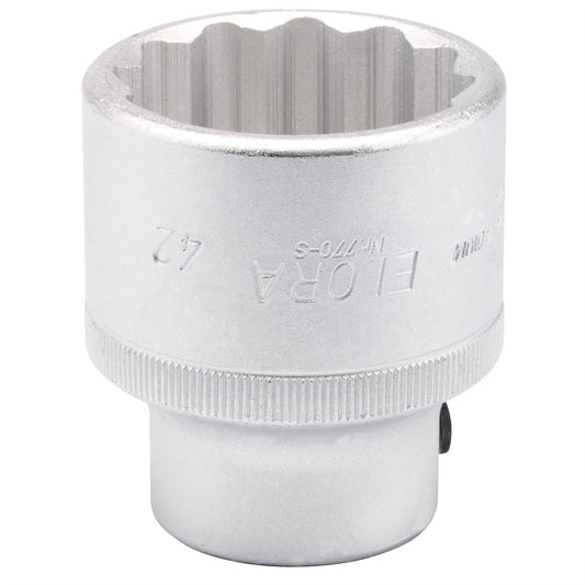 Elora 00830 Bi-Hexagon Socket 3/4" Sq. Dr. 42mm Elora