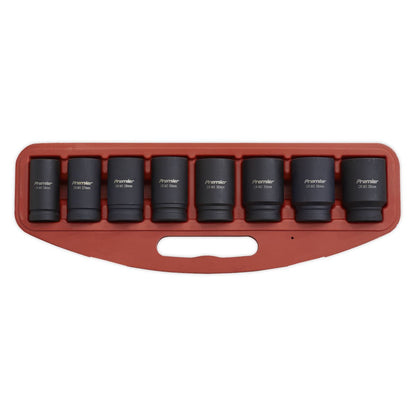 Sealey AK885 Impact Socket Set 8pc Deep 3/4"Sq Drive Metric Sealey