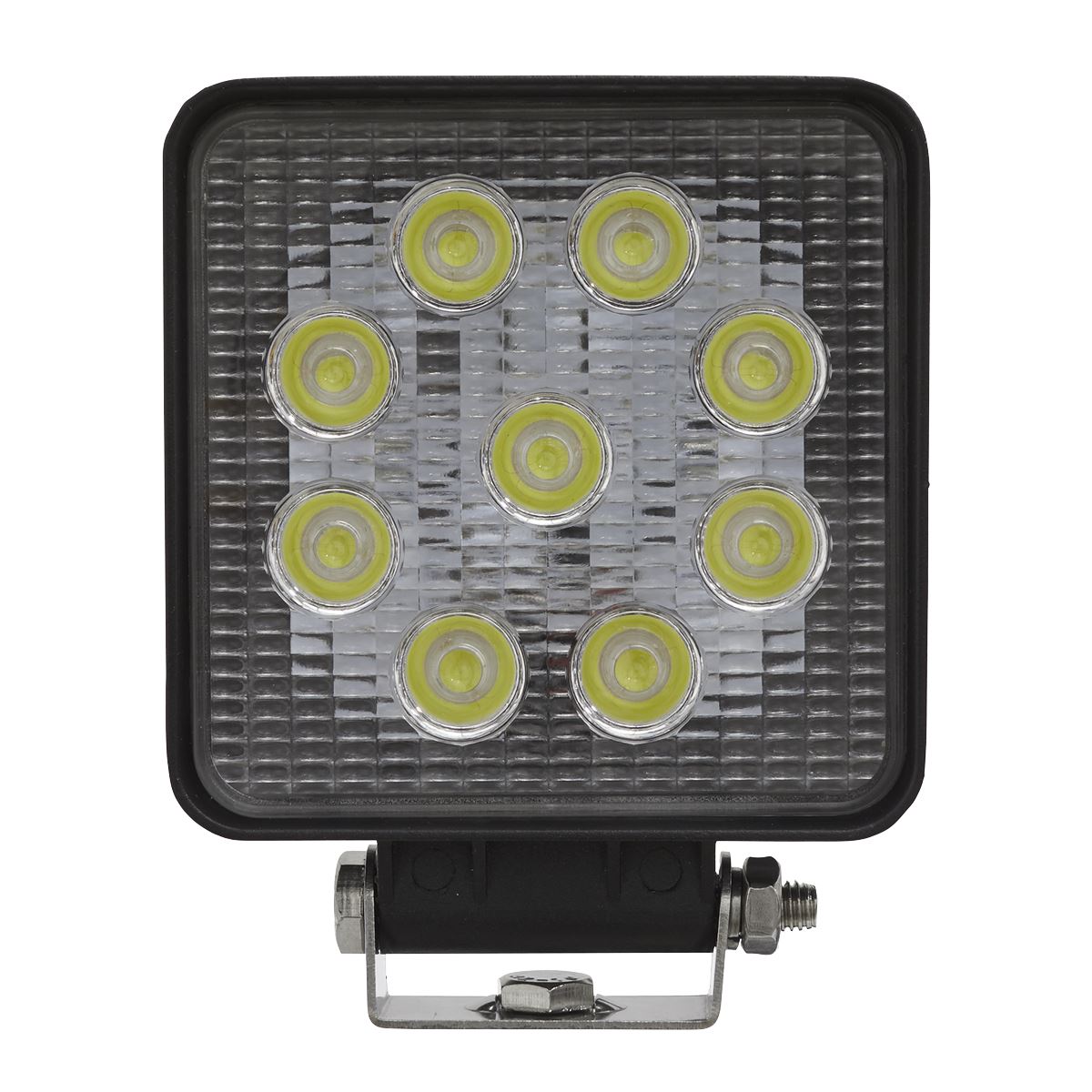 Sealey LED3S Square Worklight with Mounting Bracket 27W SMD LED Sealey