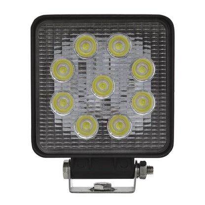 Sealey LED3S Square Worklight with Mounting Bracket 27W SMD LED Sealey