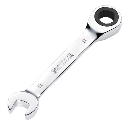 Draper 27840 HI-TORQ® Metric Stubby Ratchet Combination Spanner 8mm Draper