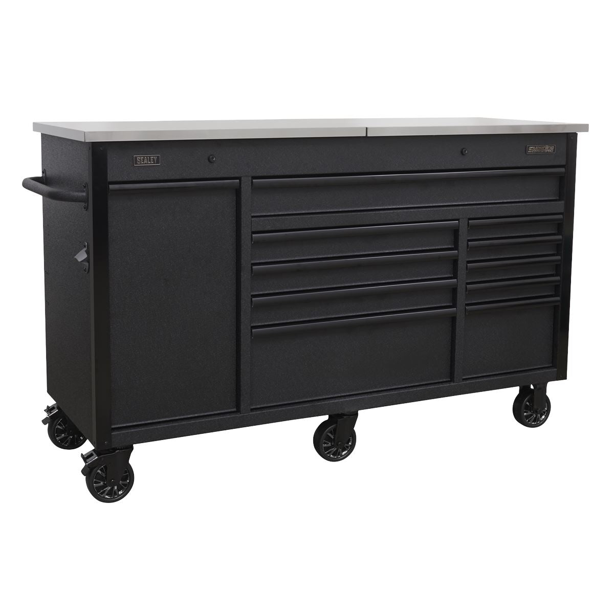 Sealey AP6310BE Mobile Tool Cabinet 1600mm with Power Tool Charging Drawer Sealey