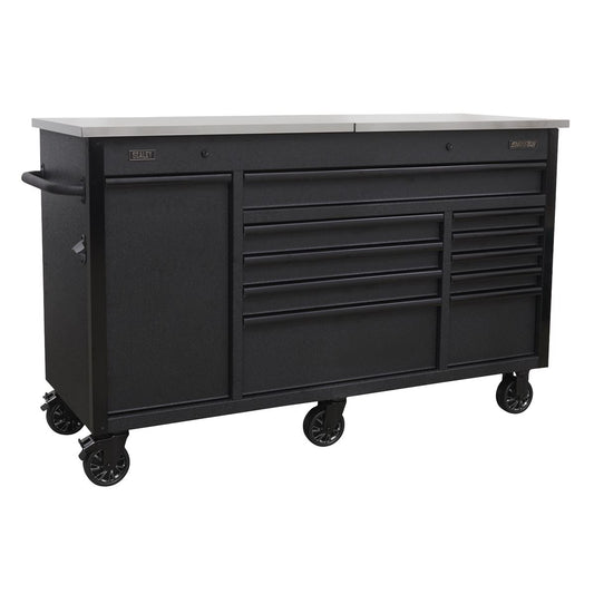 Sealey AP6310BE Mobile Tool Cabinet 1600mm with Power Tool Charging Drawer Sealey