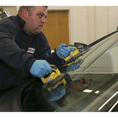 Sealey AK98943 Vacuum Suction Cup 150mm - Pair Sealey