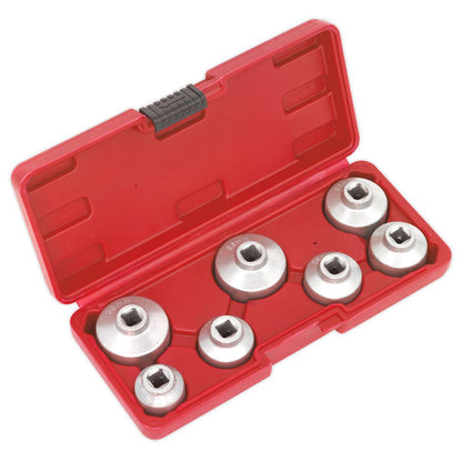 Sealey VS7008 Oil Filter Cap Wrench Set 7pc Sealey