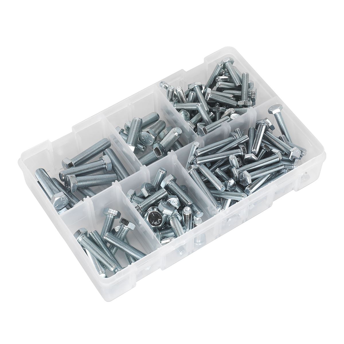 Sealey AB047UNF Setscrew Assortment 144pc 1/4"-3/8"UNF Sealey