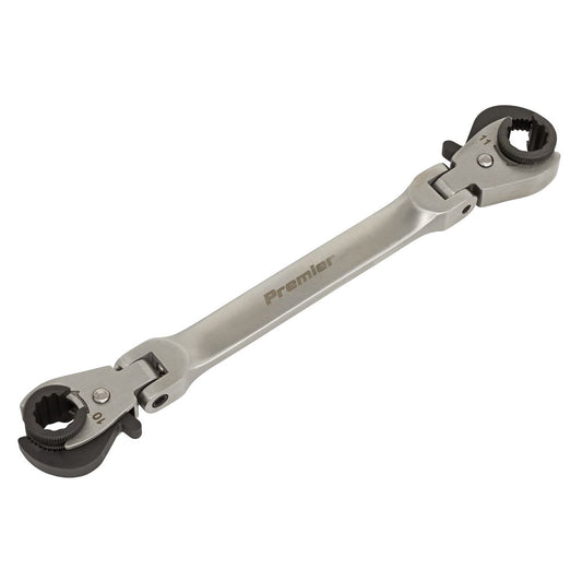 Sealey VS0347 Brake Pipe Spanner Ratcheting 10 x 11mm Sealey