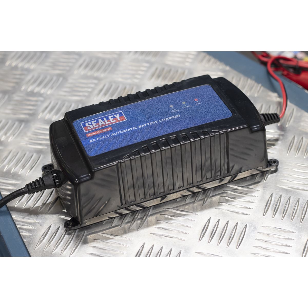 Sealey SBC8 Battery Maintainer Charger 12V 8A Fully Automatic Sealey