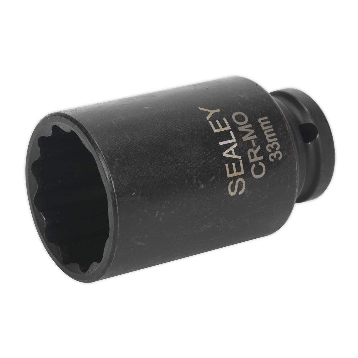 Sealey SX0041 Impact Socket 33mm Bi-Hex Deep 1/2"Sq Drive Sealey
