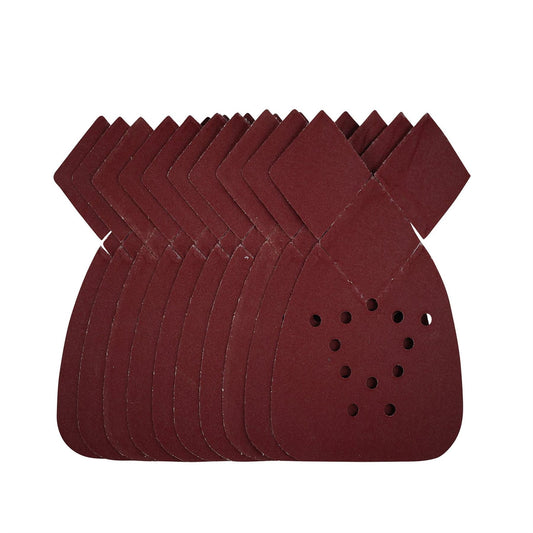 Draper 44078 Detail Sanding Sheets with Hook and Loop 140mm 240 Grit SSD4 Pack of 10 Draper