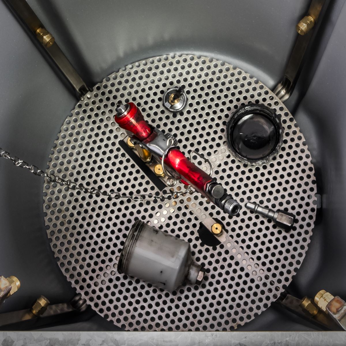 Sealey SM24/1 Spray Gun Cleaning Tank 1 Gun Capacity Sealey