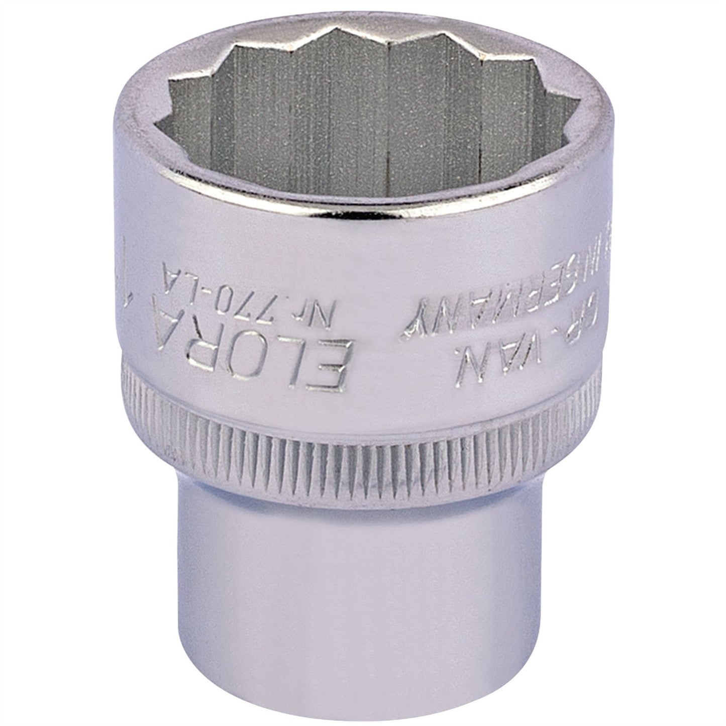 Elora 24476 Bi-Hexagon Socket 1/2" Sq. Dr. 1" Elora
