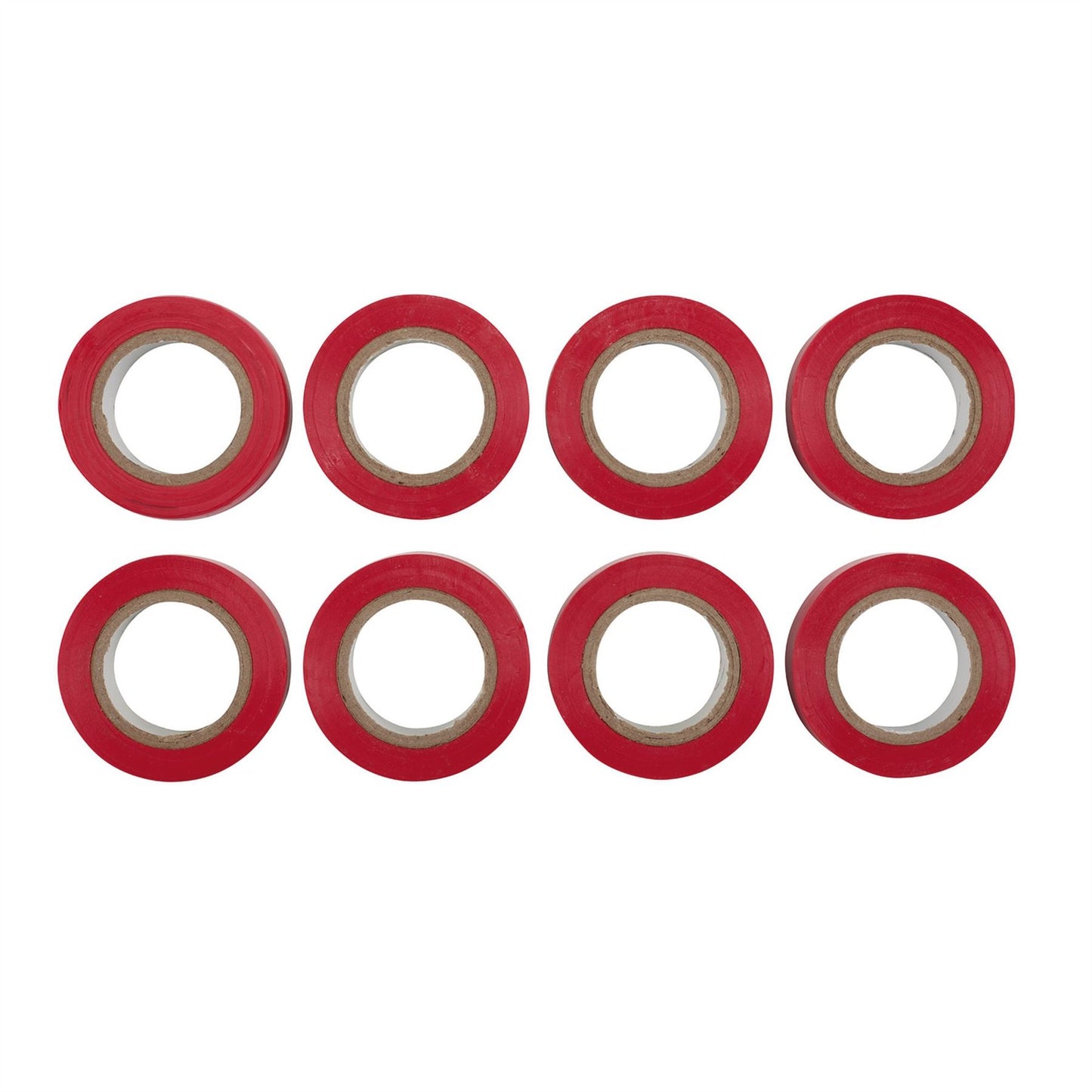 Draper 11912 Insulation Tape to BSEN60454/Type2 10m x 19mm Red Pack of 8 Draper