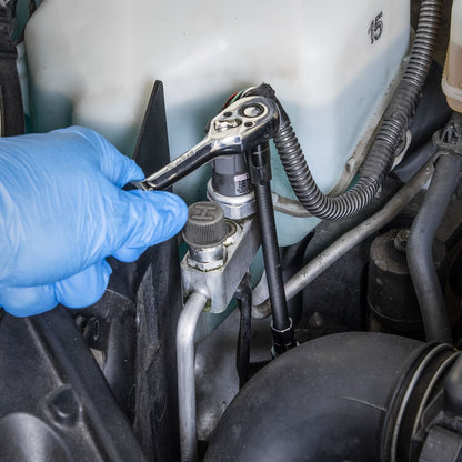 Sealey AK7341 Flexible Extension Adaptor Set 2pc 1/4"Sq x 150mm & 3/8"Sq x 200mm Sealey