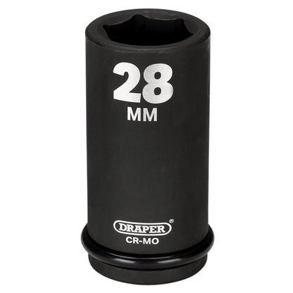 Draper 05060 Expert HI-TORQ® 6 Point Deep Impact Socket 3/4" Sq. Dr. 28mm Draper
