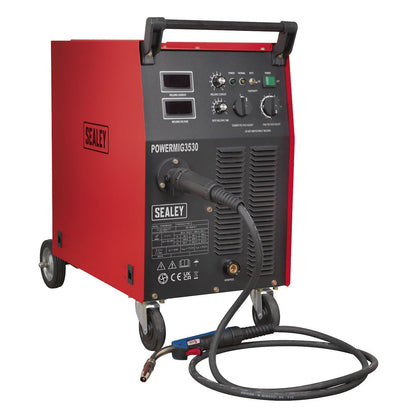 Sealey POWERMIG3530 Professional MIG Welder 300Amp 415V 3ph with Binzel® Euro Torch Sealey
