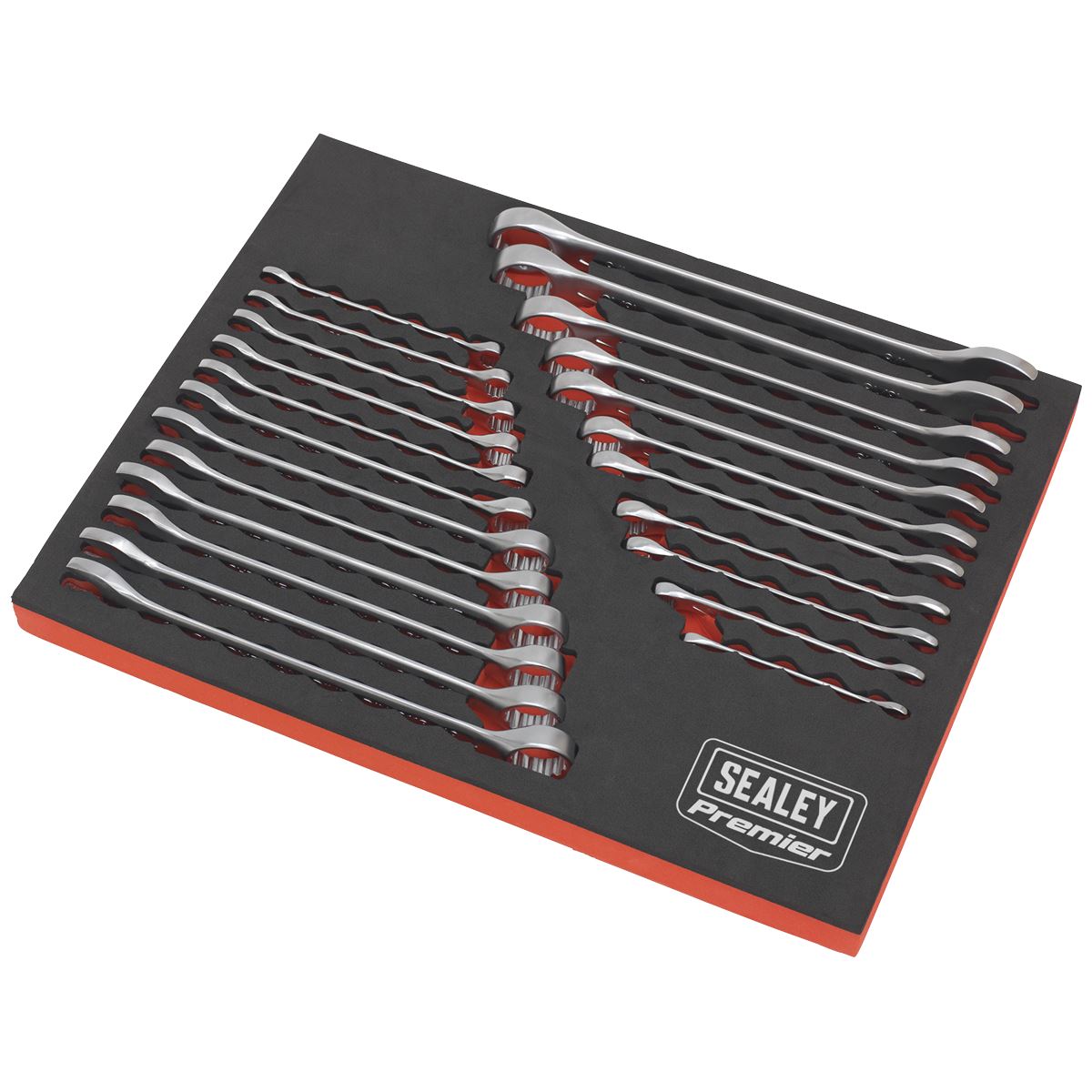 Sealey AK63256 Combination Spanner Set 23pc Metric/Imperial Sealey