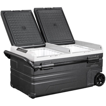 Dellonda DL128 Portable Fridge Freezer/Cool Box with LED Display 95L Dellonda
