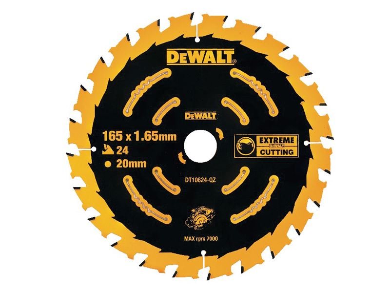 Dewalt Elite Series Framing Circular Saw Blade 165 X 20mm X 24t Dewalt