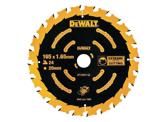 Dewalt Elite Series Framing Circular Saw Blade 165 X 20mm X 24t Dewalt
