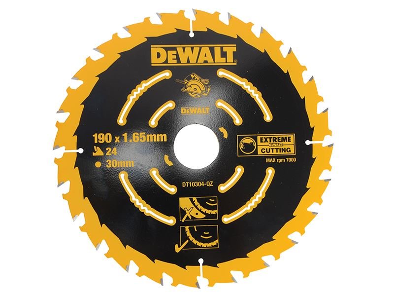 Dewalt Elite Series Framing Circular Saw Blade 190 X 30mm X 24t Dewalt