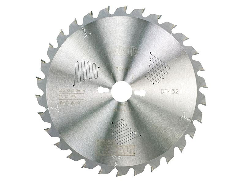 Dewalt Series 60 Circular Saw Blade 250 X 30mm X 30t Dewalt
